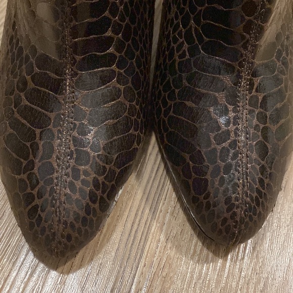 Sam Edelman Whitely Snakeskin Booties - Picture 8 of 12